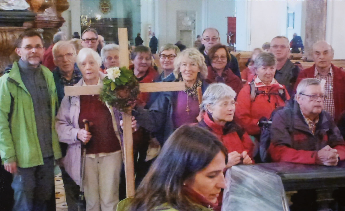 Die Donauwörther bei der Wallfahrt